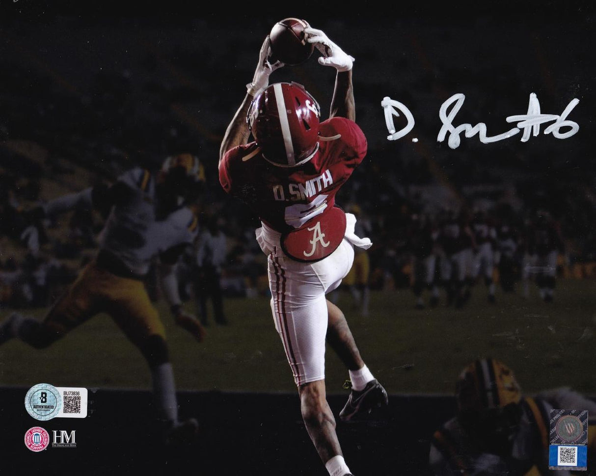 Devonta Smith Signed 8x10 Alabama Crimson Tide Spotlight Photo BAS