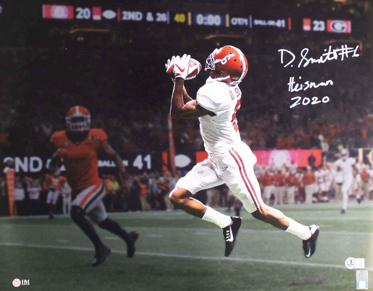 Devonta Smith Signed 16x20 Alabama Crimson Tide Photo Heisman 2020 BAS
