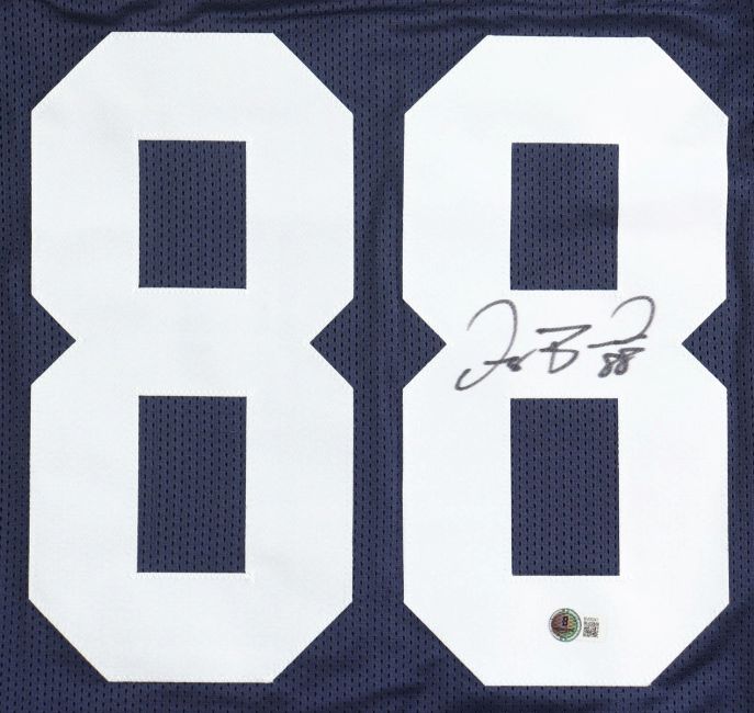 Dez Bryant Dallas Signed Alternate Navy Blue Football Jersey BAS ITP