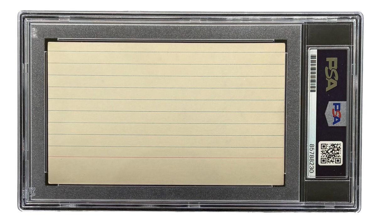 Dizzy Dean St. Louis Cardinals Signed In Blue Index Card PSA/DNA