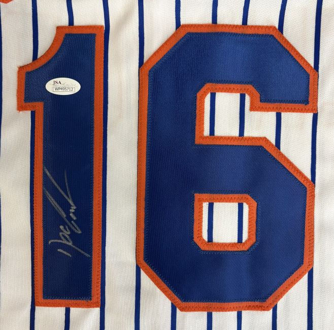 Dwight Doc Gooden New York Signed White Baseball Jersey JSA
