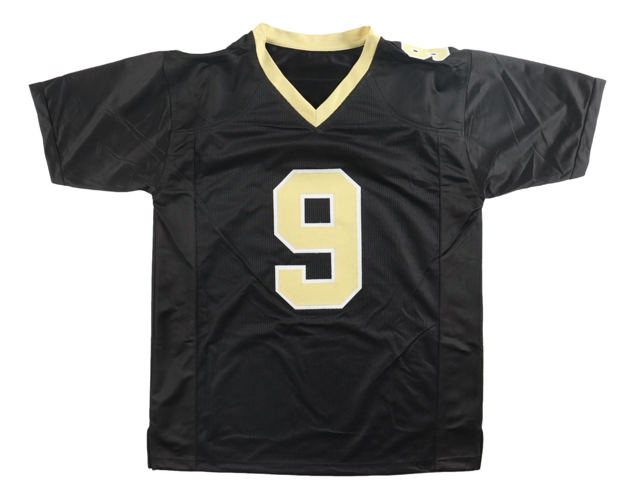 Drew Brees New Orleans Signed Black Football Jersey SB XLIV MVP BAS