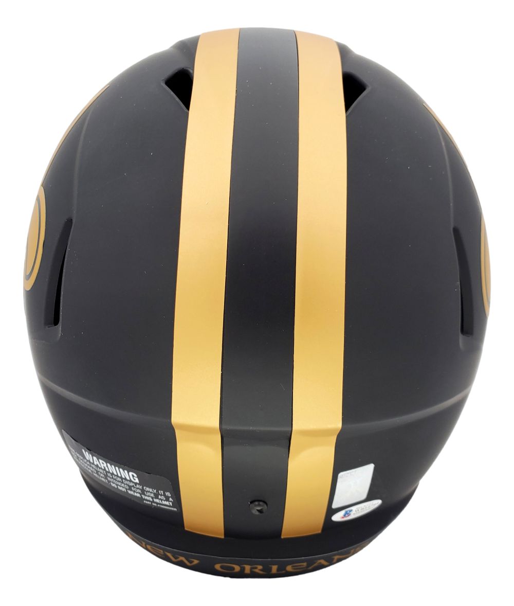 Drew Brees Signed New Orleans Saints Full Size Eclipse Speed Replica Helmet BAS