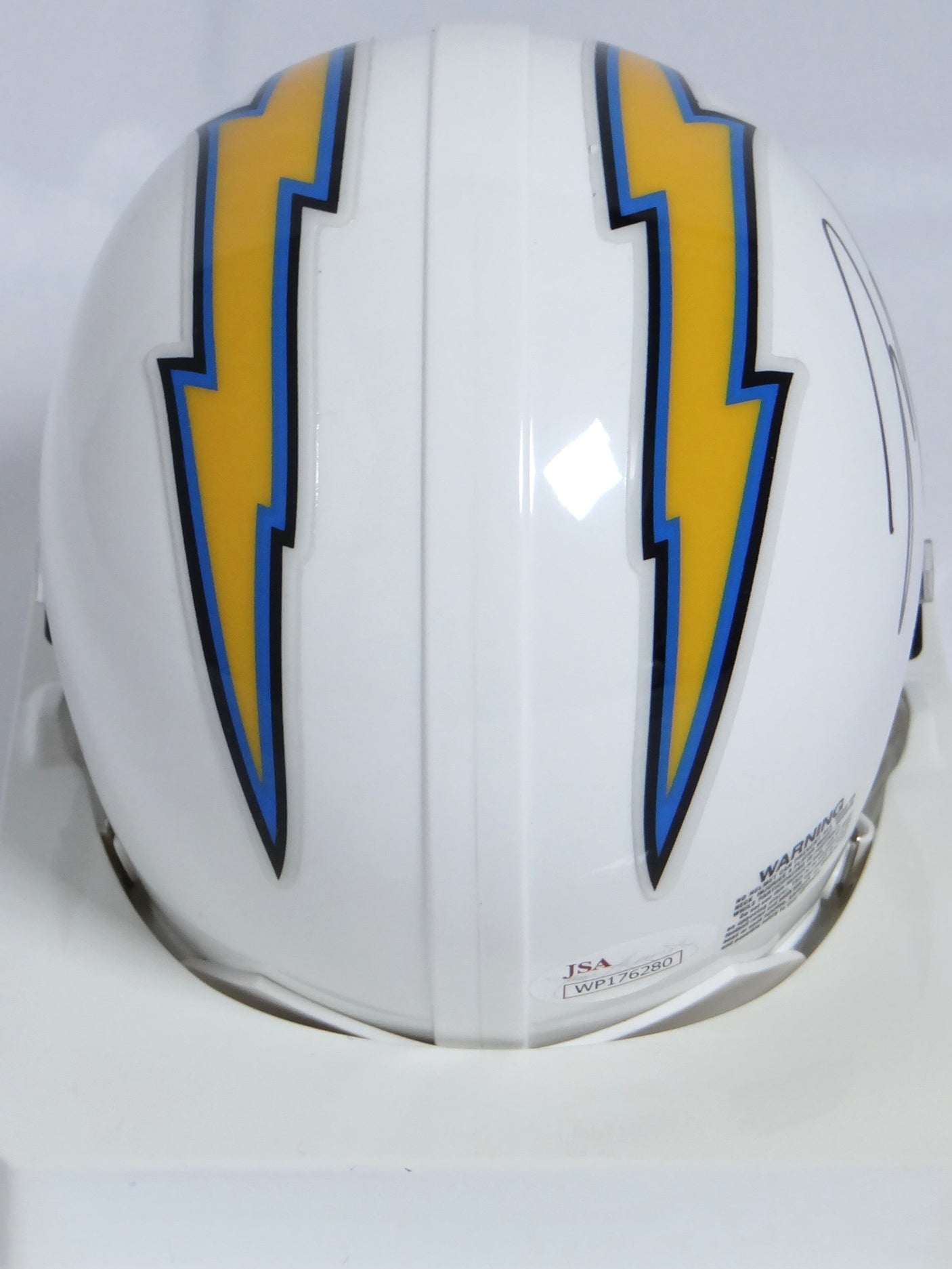 Joey Bosa Autographed Los Angeles Chargers Mini Helmet - JSA W Auth *Black