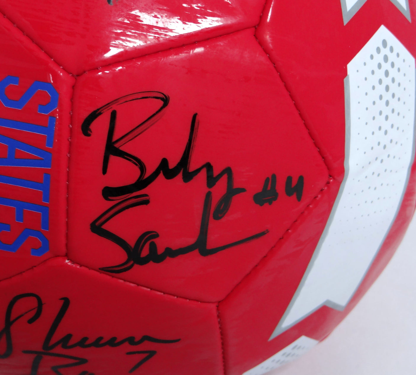 US Women's Autographed F/S Team USA Nike Soccer Ball w/ 9 Signatures- JSA W Auth