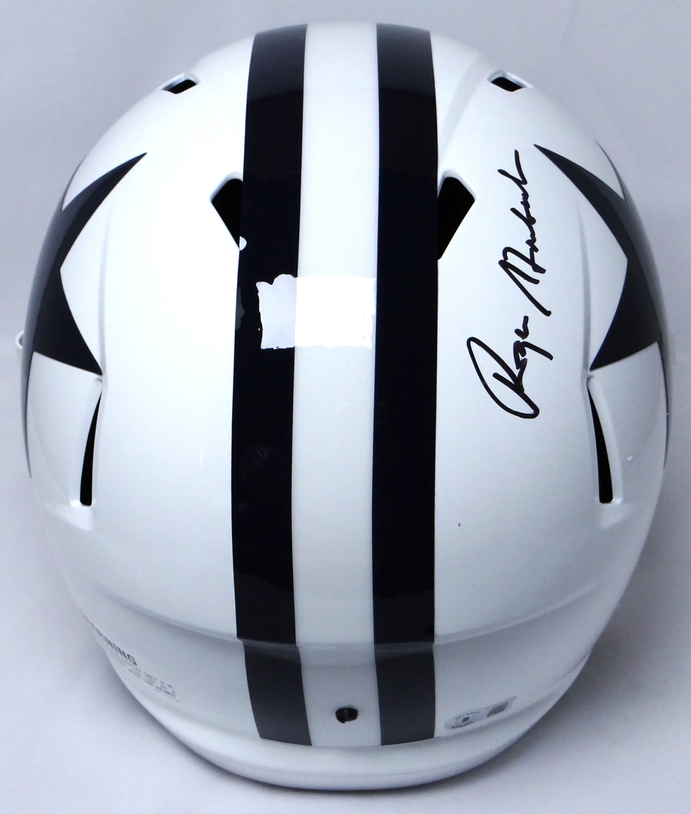 * Drew Pearson Roger Staubach Signed Cowboys F/S 60-63 Speed Helmet-Beckett W Holo
