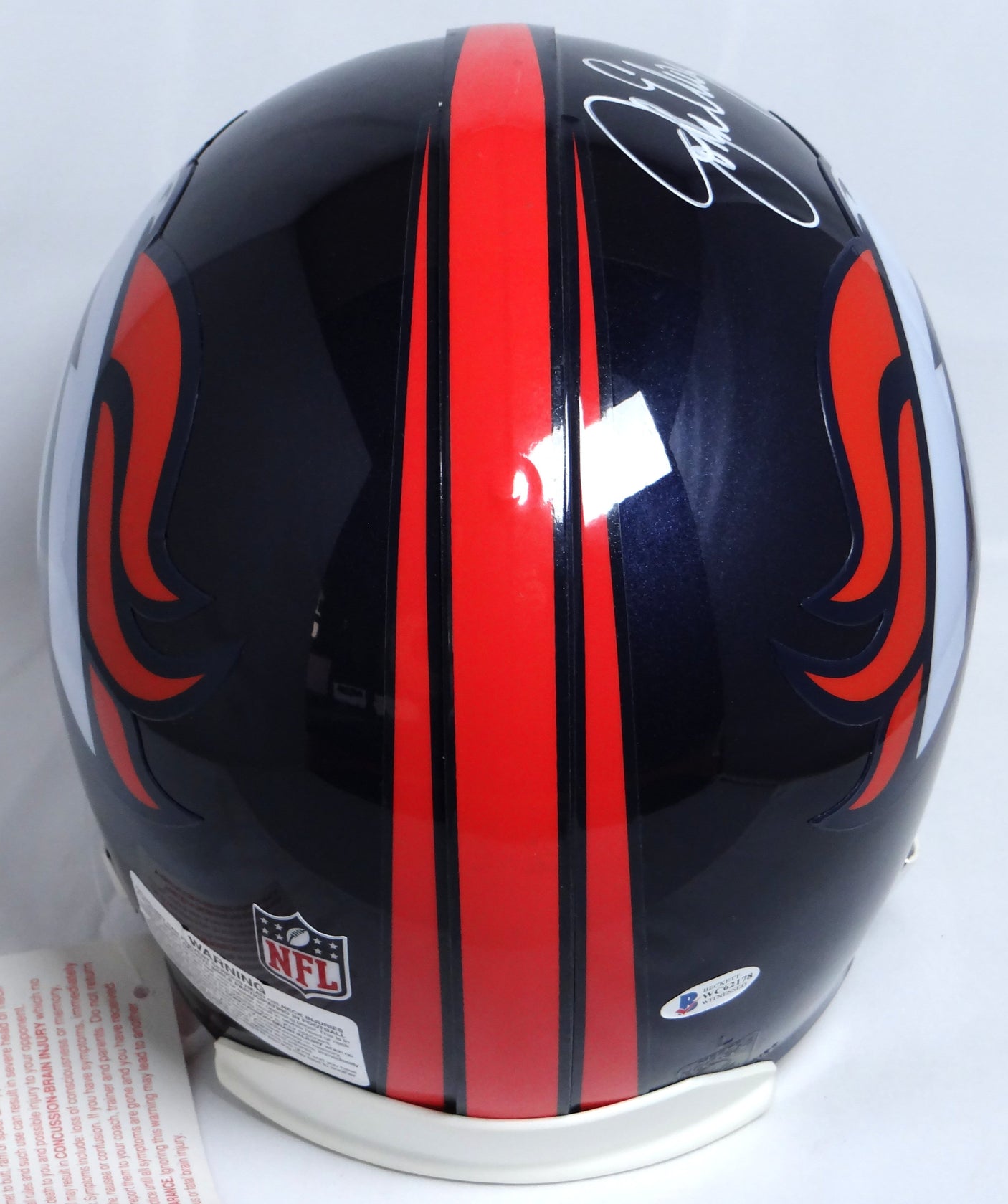 John Elway Autographed Broncos F/S Proline Helmet- Beckett W Holo *White