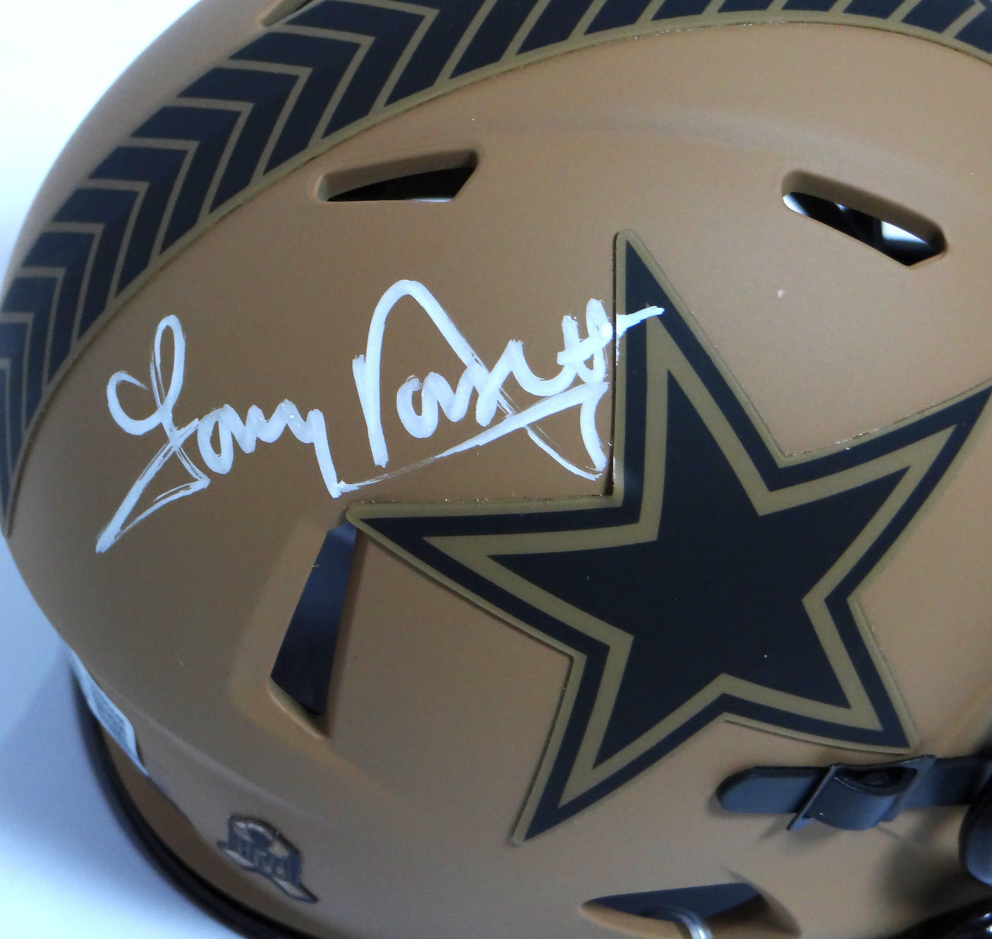 Tony Dorsett Autographed Cowboys 2023 STS Speed Mini Helmet-Beckett W Holo