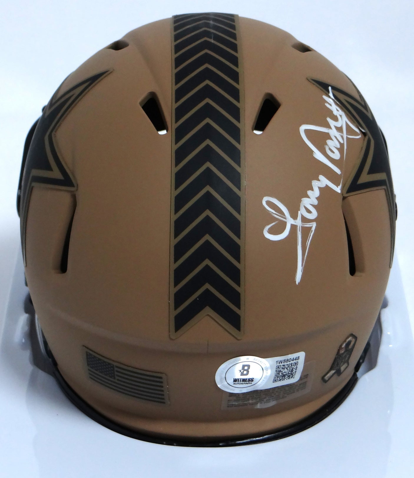 Tony Dorsett Autographed Cowboys 2023 STS Speed Mini Helmet-Beckett W Holo