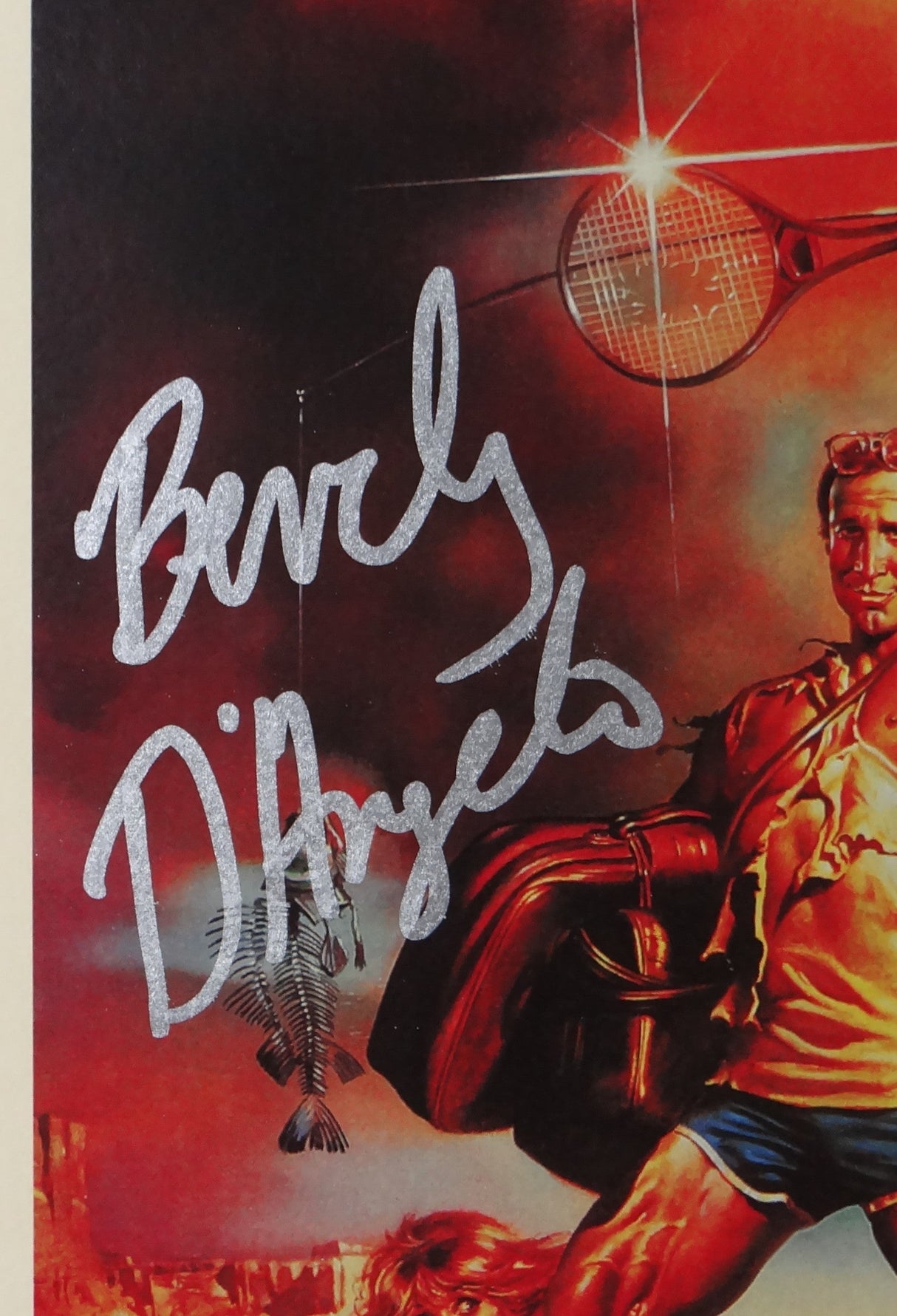 Chevy Chase & Beverly De'Angelo Auto 11x17 Vacation Movie Poster - Beckett Holo