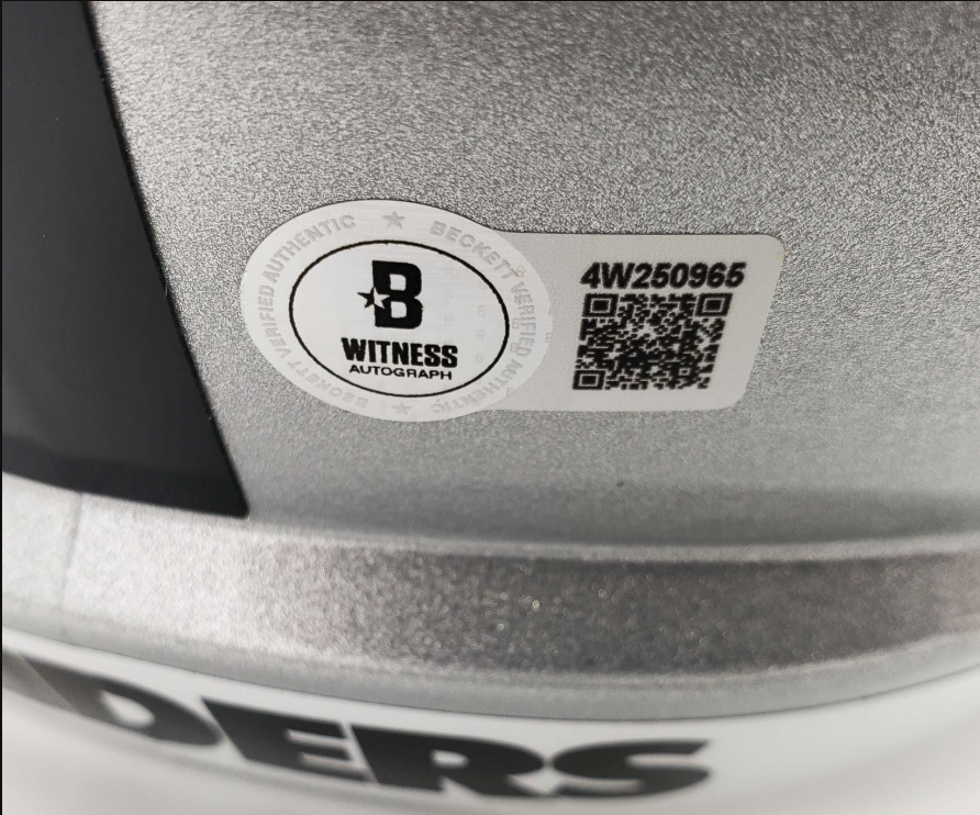 Bo Jackson Signed Full Size Replica Oakland Raiders Speed Helmet - BAS