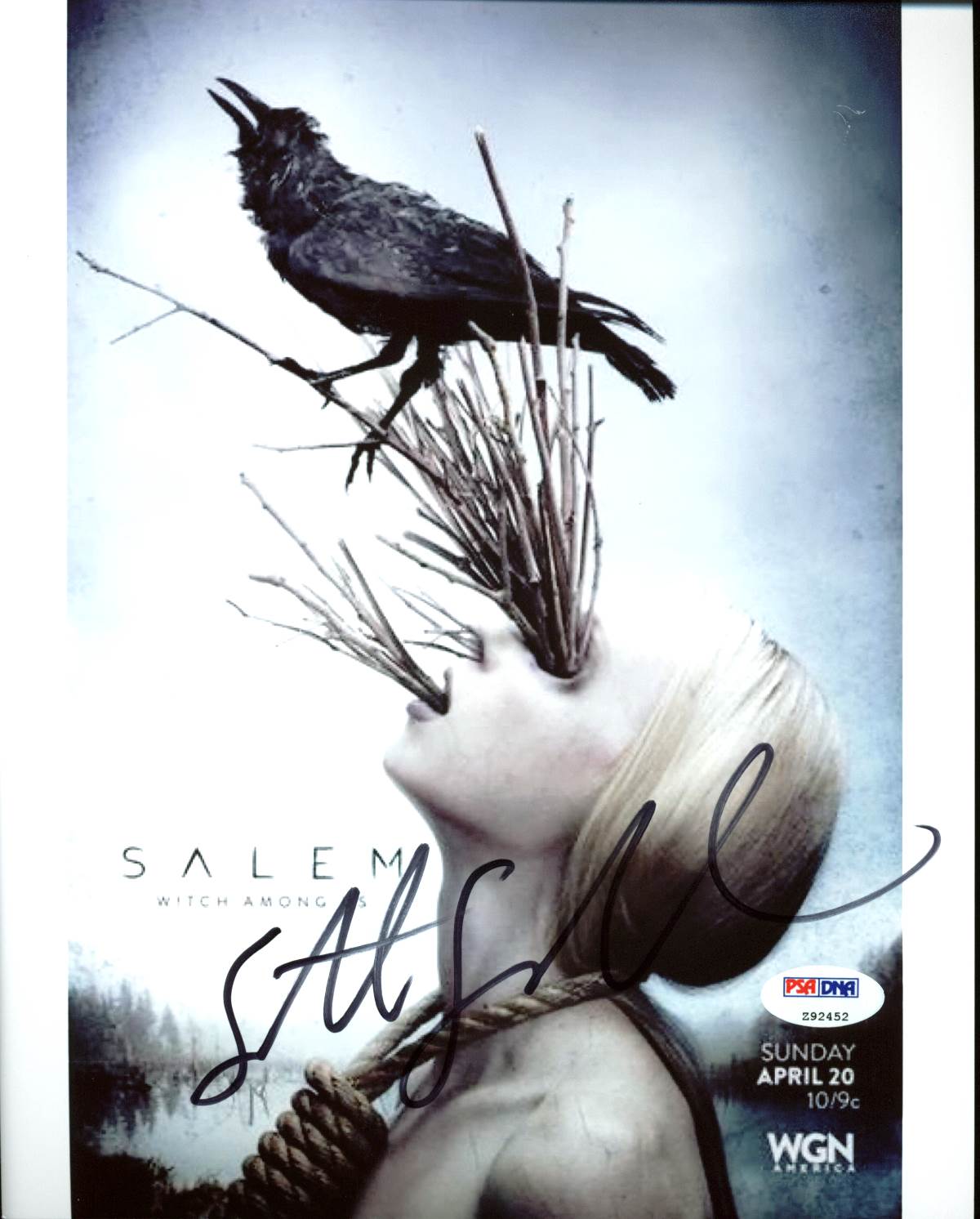 Seth Gabel Salem Authentic Signed 8X10 Photo Autographed PSA/DNA #Z92452