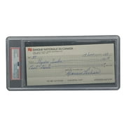 Maurice Richard Signed Montreal Canadiens Bank Check #97 PSA/DNA