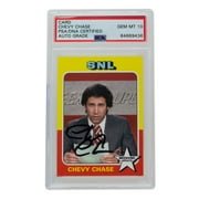Chevy Chase Signed SNL Weekend Update Trading Card PSA/DNA Auto Gem Mint 10 - Sports Integrity