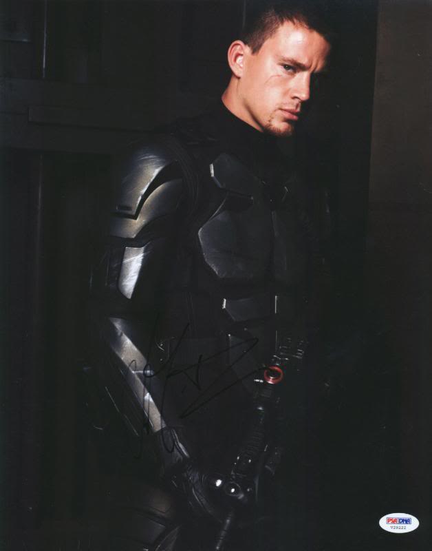Channing Tatum G.I. Joe Signed Authentic 11X14 Photo Autographed PSA/DNA #V29222