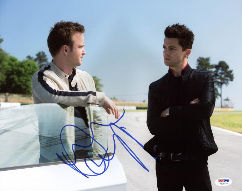 Dominic Cooper Need For Speed Signed Authentic 11X14 Photo PSA/DNA #W11776