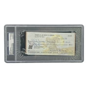 Bob Gibson St. Louis Cardinals Signed Slabbed Bank Check #2426 PSA/DNA - Sports Integrity
