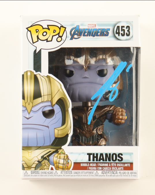 Josh Brolin Signed "Avengers" #453 Thanos Bobble-Head Funko Pop! - ACOA