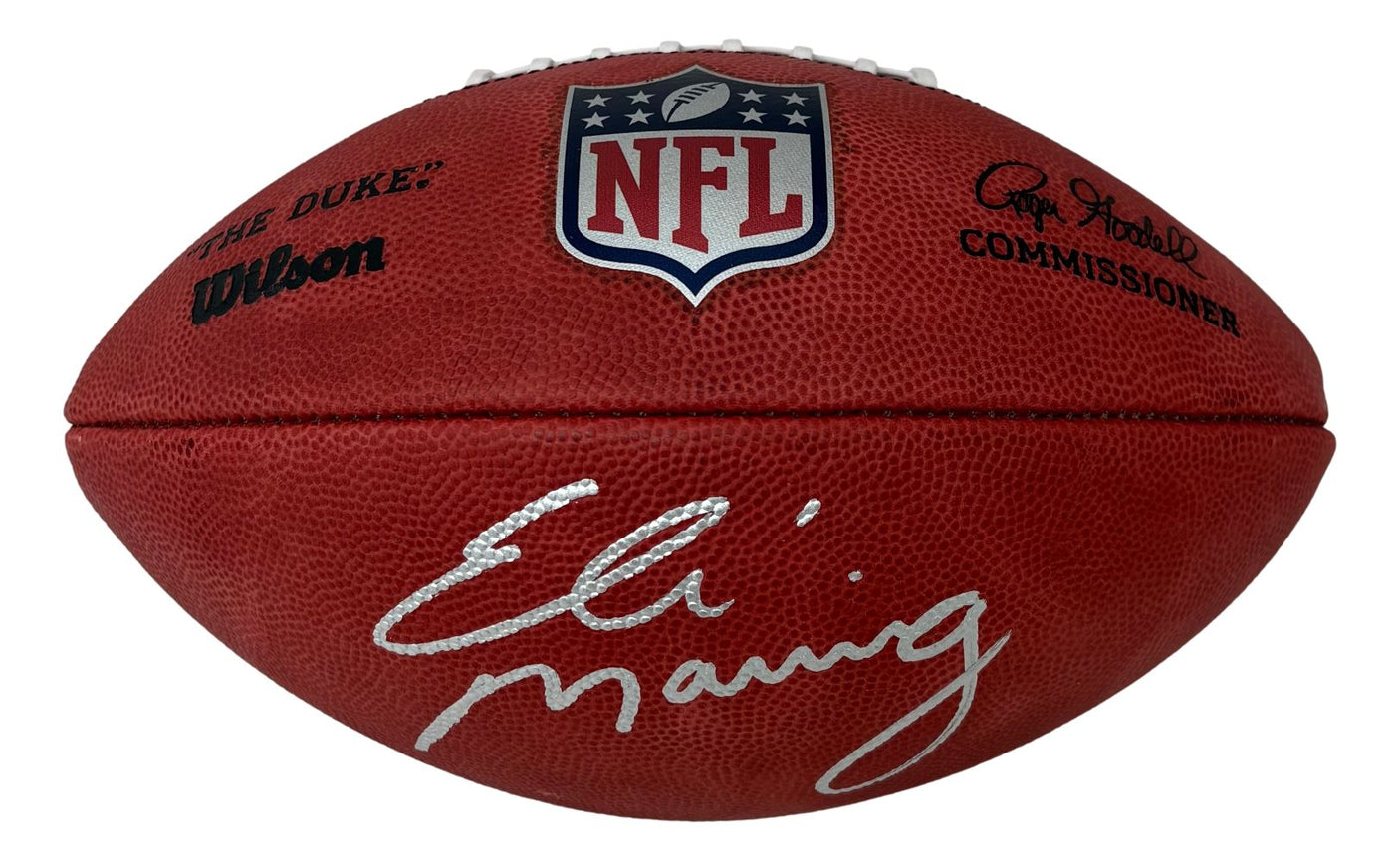 Eli Manning New York Giants Signed Official NFL Duke Football Fanatics