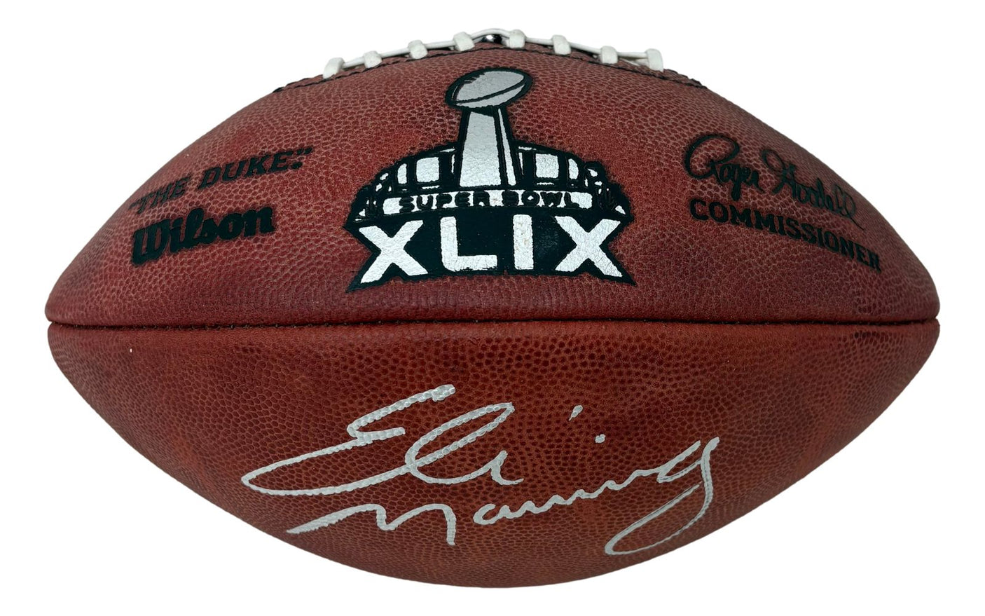 Eli Manning New York Giants Signed Super Bowl XLIX NFL Duke Football Fanatics
