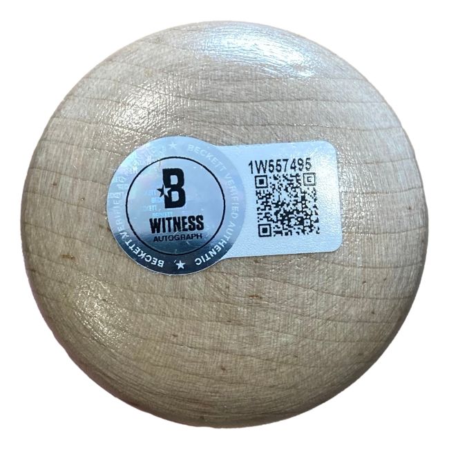 Elly De La Cruz Cincinnati Reds Signed Tan Louisville Slugger Bat BAS