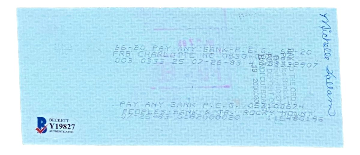 Enos Slaughter St. Louis Cardinals Signed Bank Check #346 BAS - Sports Integrity