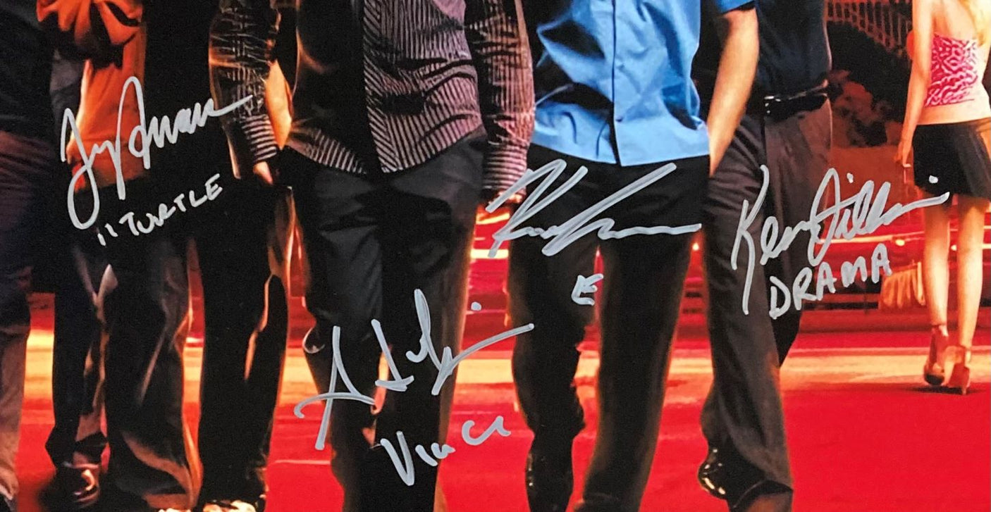 Entourage Cast Signed 16x20 Entourage Photo Adrien Grenier & Others JSA ITP