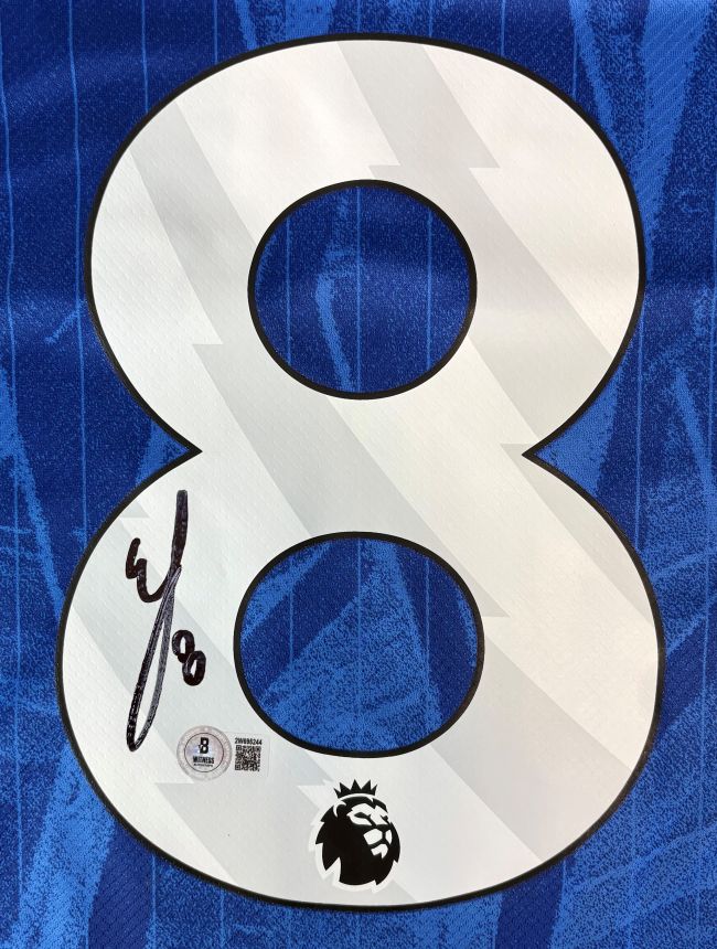 Enzo Fernandez Signed Chelsea FC Nike Soccer Jersey BAS