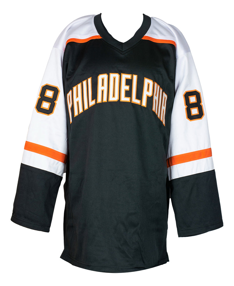Eric Lindros Philadelphia Signed Black Hockey Jersey HOF 16 Inscribed JSA ITP