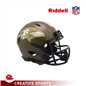 Baltimore Ravens 2022 Salute to Service Riddell Speed Mini Helmet