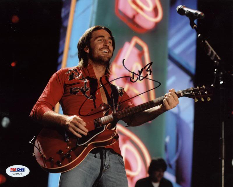 Jake Owen Country Music Signed Authentic 8X10 Photo Autographed PSA/DNA #U36806