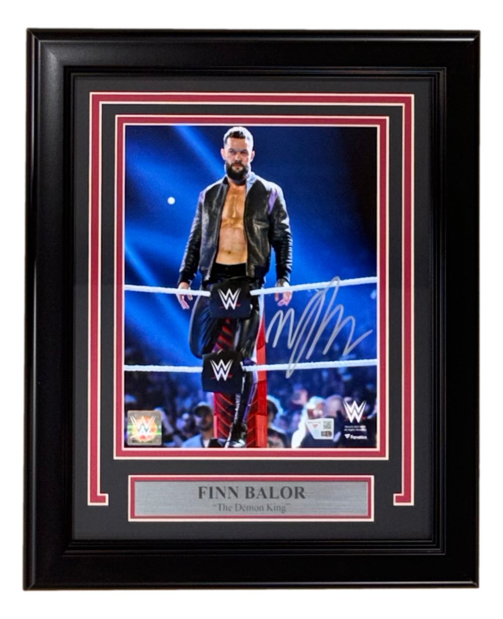 Finn Balor Signed Framed 8x10 WWE Entrance Photo Fanatics