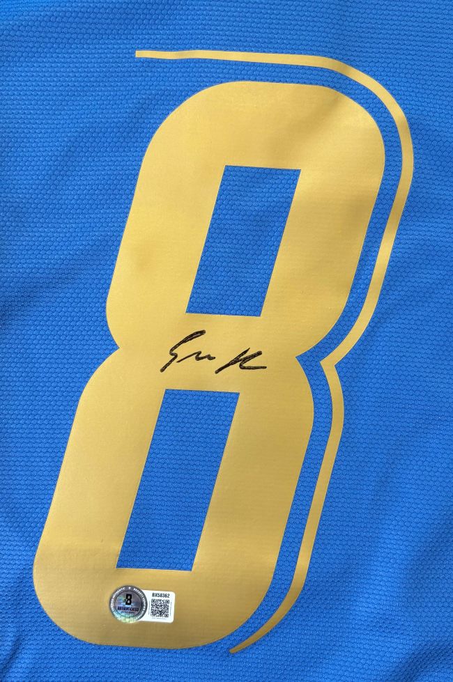 Gennaro Gattuso Signed Italy Puma Soccer Jersey BAS