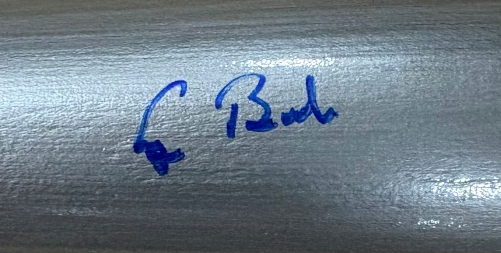 George HW Bush Signed USS GHW Bush Presidential Series Baseball Bat JSA Hologram