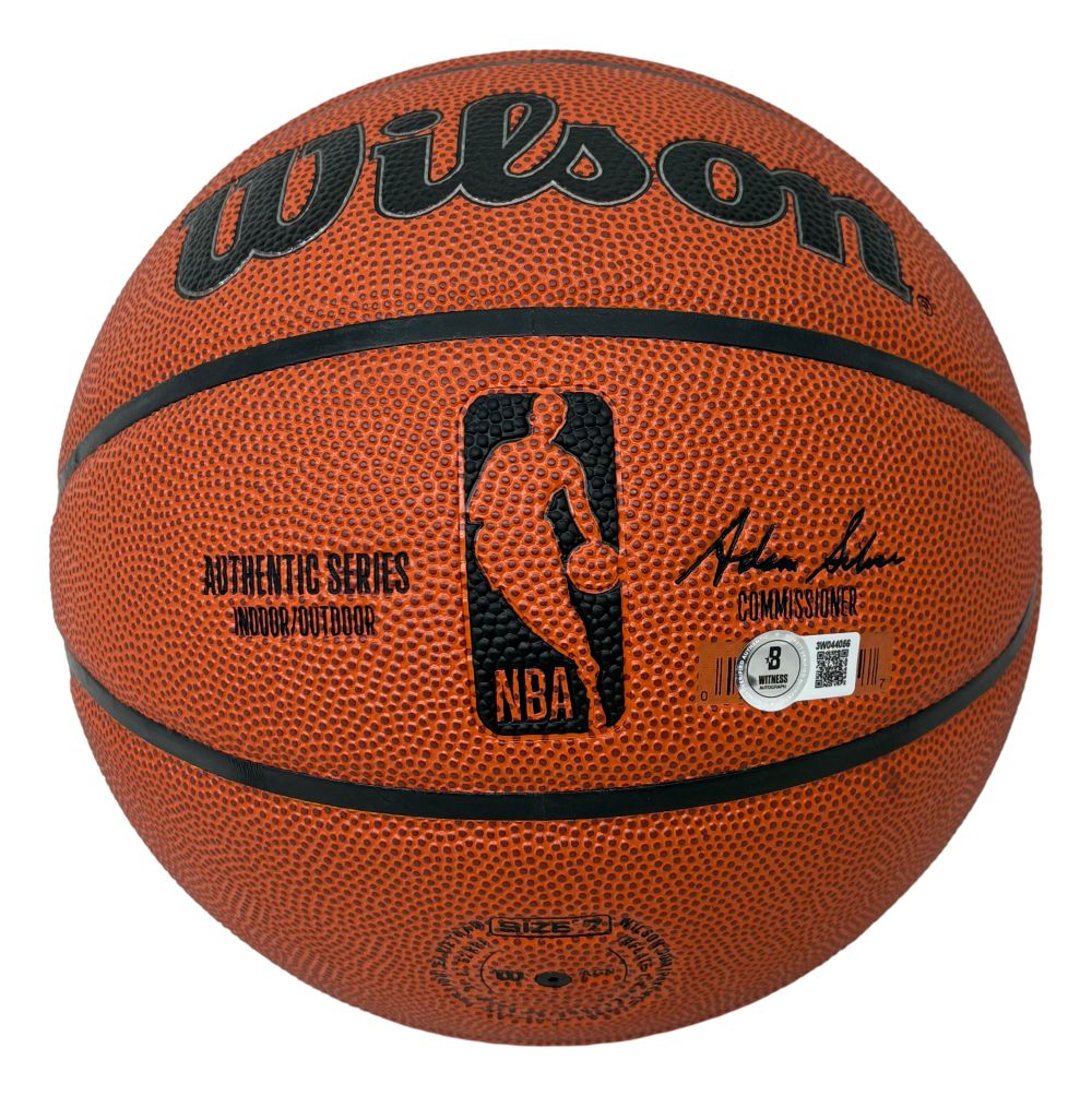 Giannis Antetokounmpo Bucks Signed NBA Wilson I/O Basketball BAS w/ Case