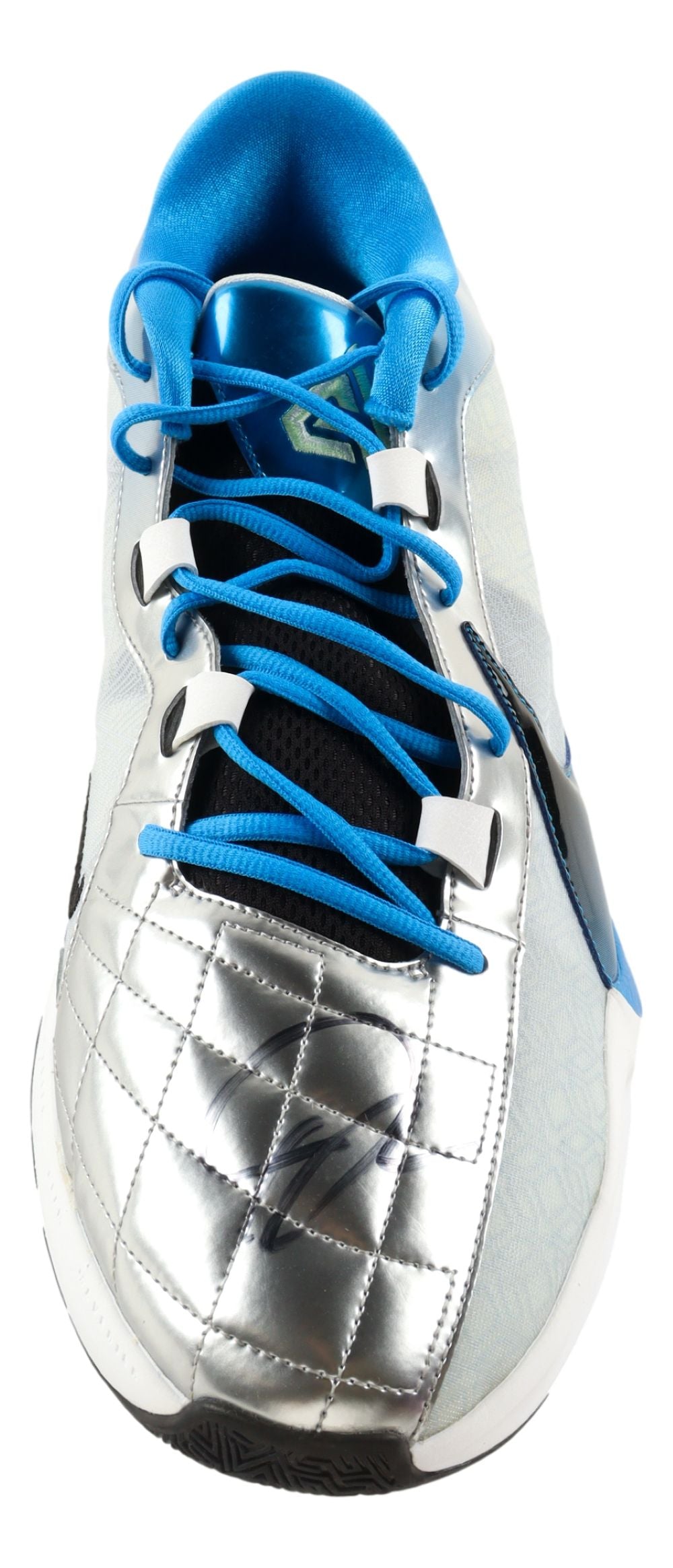 Giannis Antetokounmpo Bucks Signed Left Nike Zoom Freak 5 Shoe BAS