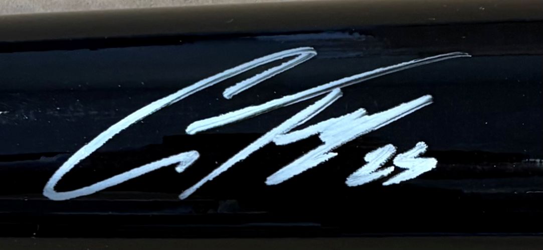 Gleyber Torres Detroit Tigers Signed Marucci GT25 Player Model Bat 2 BAS
