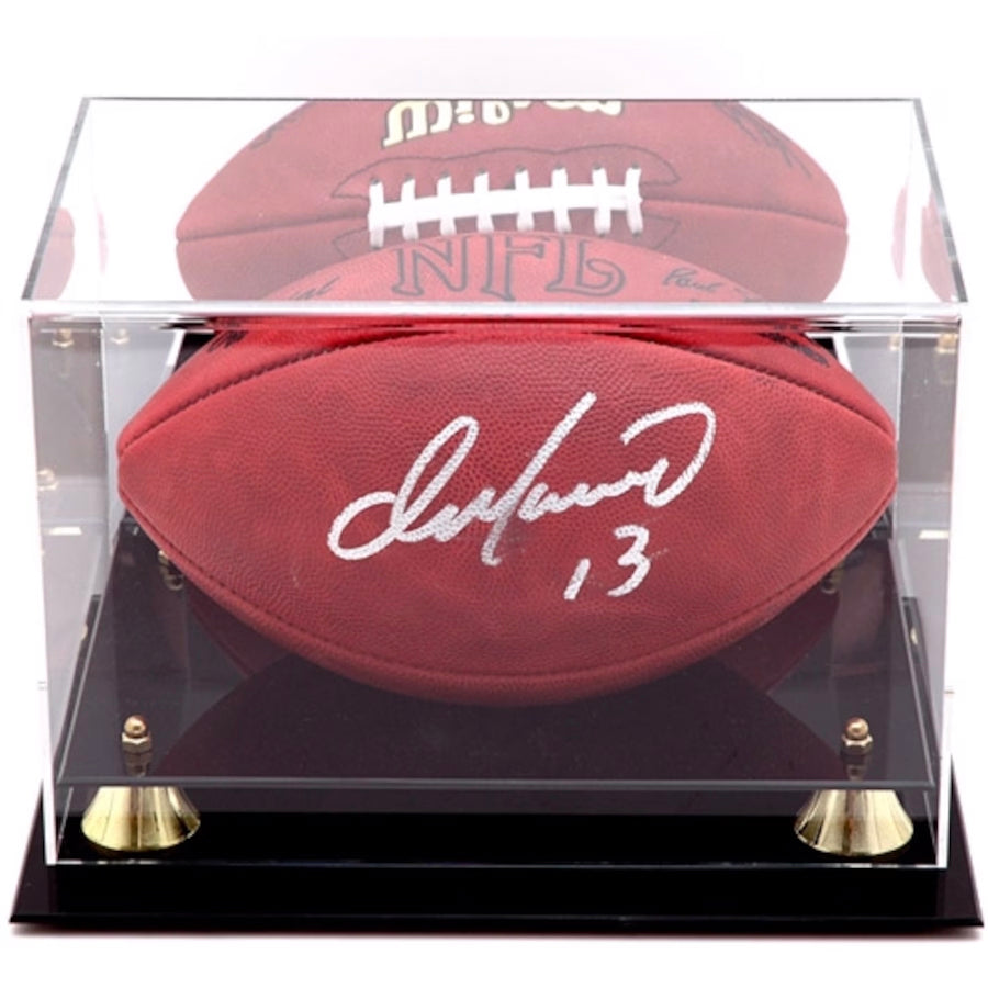 Golden Riser Classic Football Display Case Stock #224761