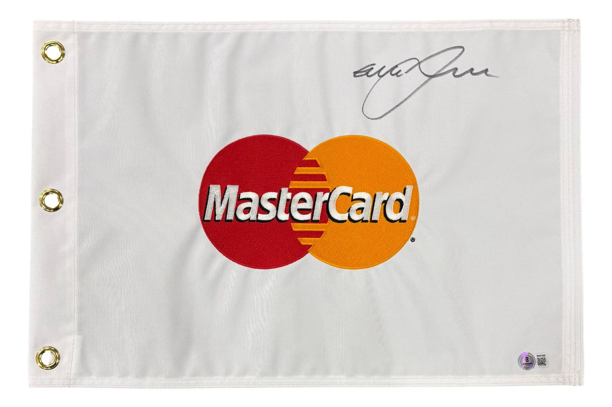 Graeme McDowell Signed Mastercard Golf Flag BAS