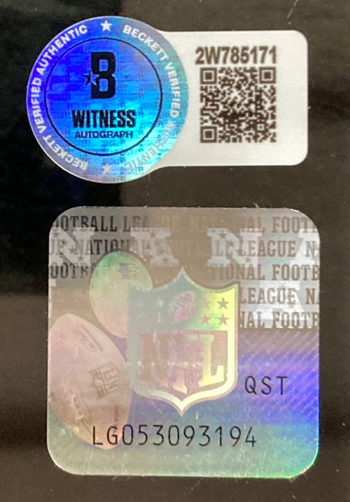 Graham Williams Signed Framed 16x20 Eagles Strip Sack Photo F Brady Mahomes BAS