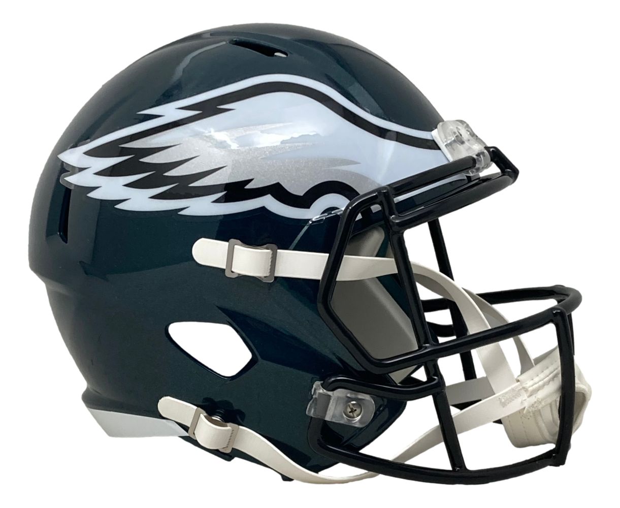 Brandon Graham Milton Williams Signed FS SB59 LIX Replica Helmet F Brady F Mahomes BAS