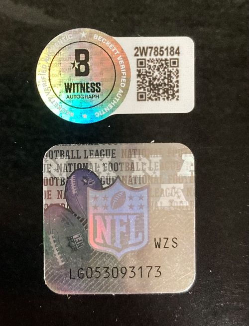 Graham Williams Signed 16x20 Eagles SB Strip Sack Photo F Brady F Mahomes BAS