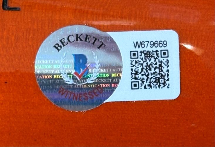 Gunnar Henderson Baltimore Orioles Signed Chandler GH271 Player Model Bat BAS