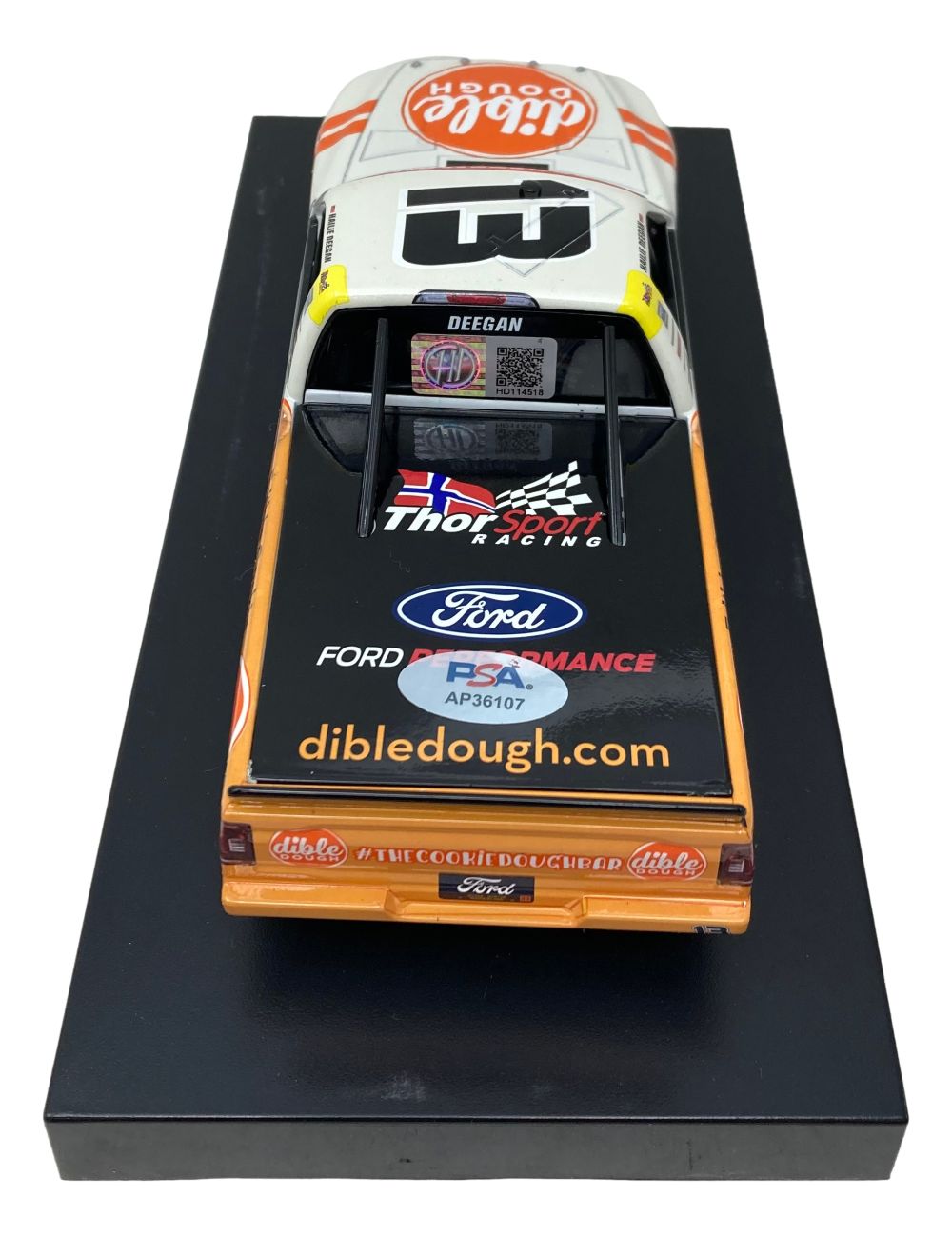 Hailie Deegan Signed 1:24 NASCAR Dible Dough Die-Cast Truck PSA/DNA