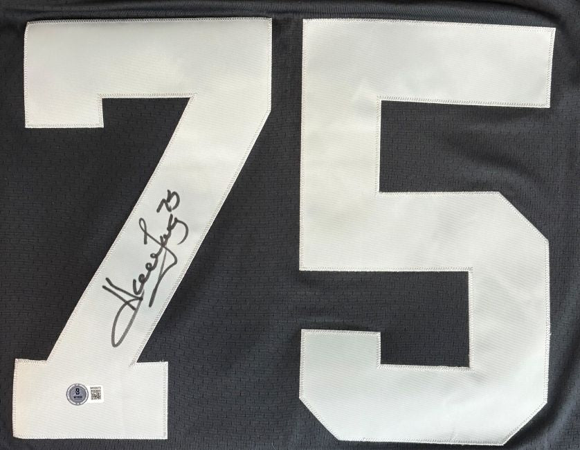 Howie Long Signed Oakland Raiders Mitchell & Ness NFL Legacy Jersey BAS