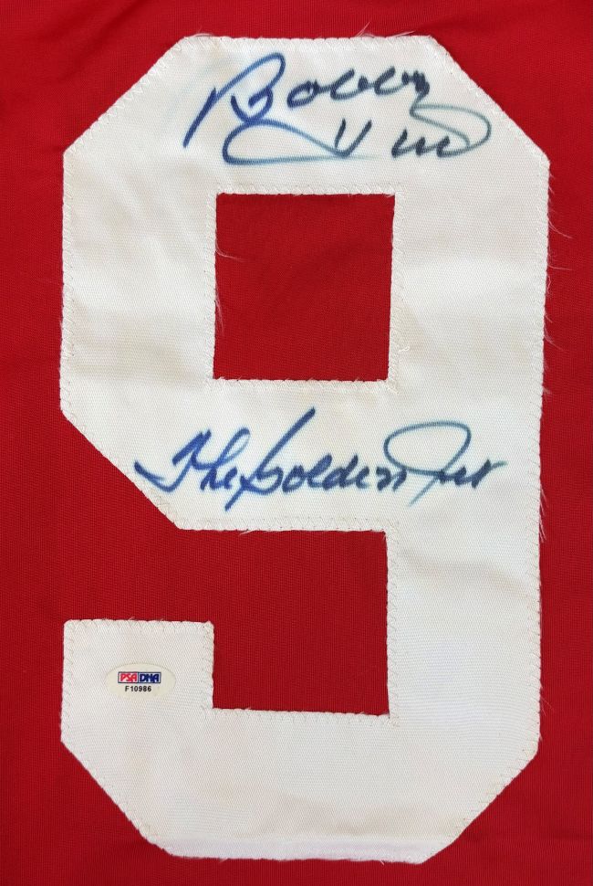 Bobby Hull Chicago Signed Red Hockey Jersey The Golden Jet PSA/DNA