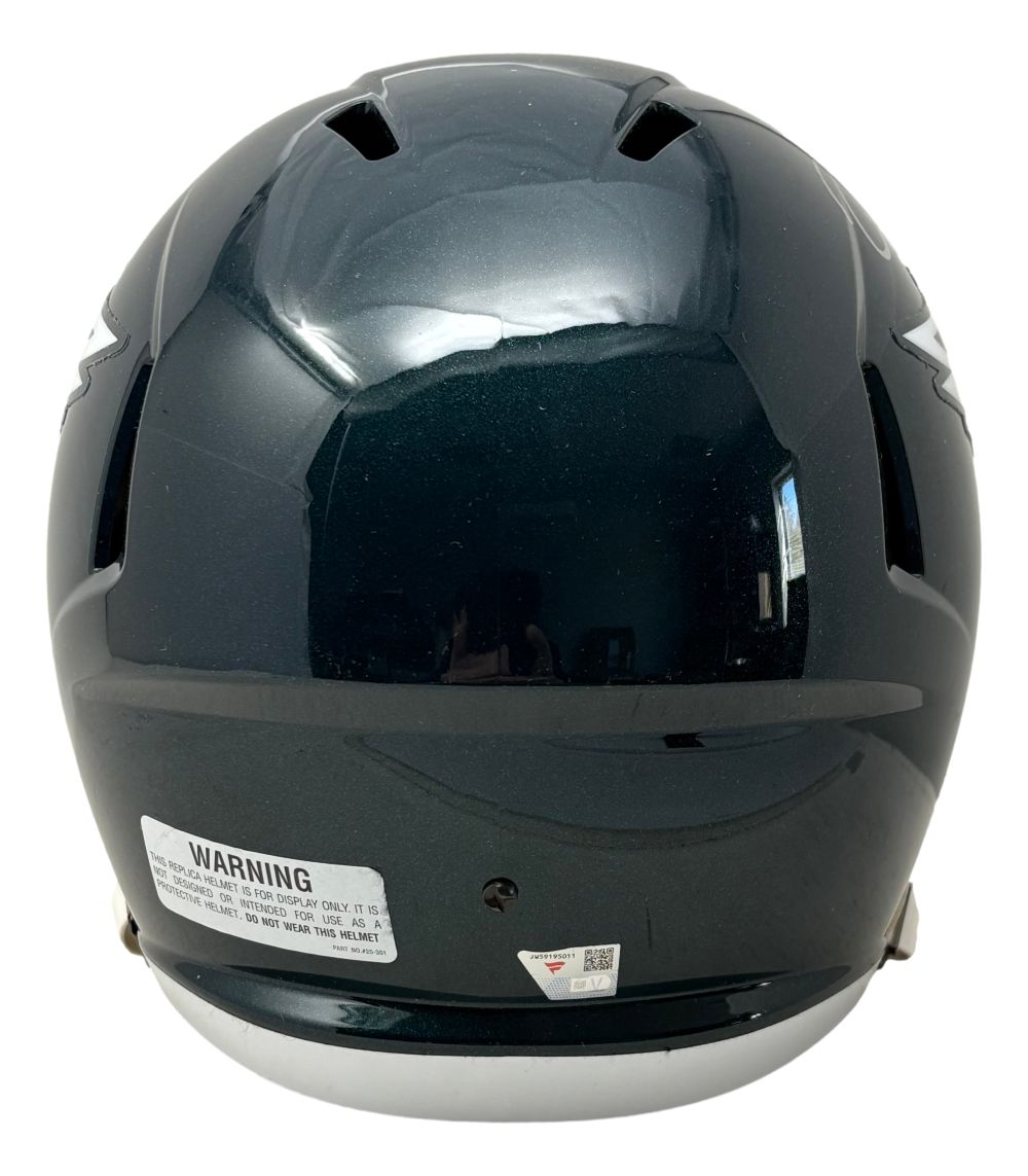 Jalen Hurts Signed Philadelphia Eagles FS Speed Replica Helmet Fanatics w/ Case