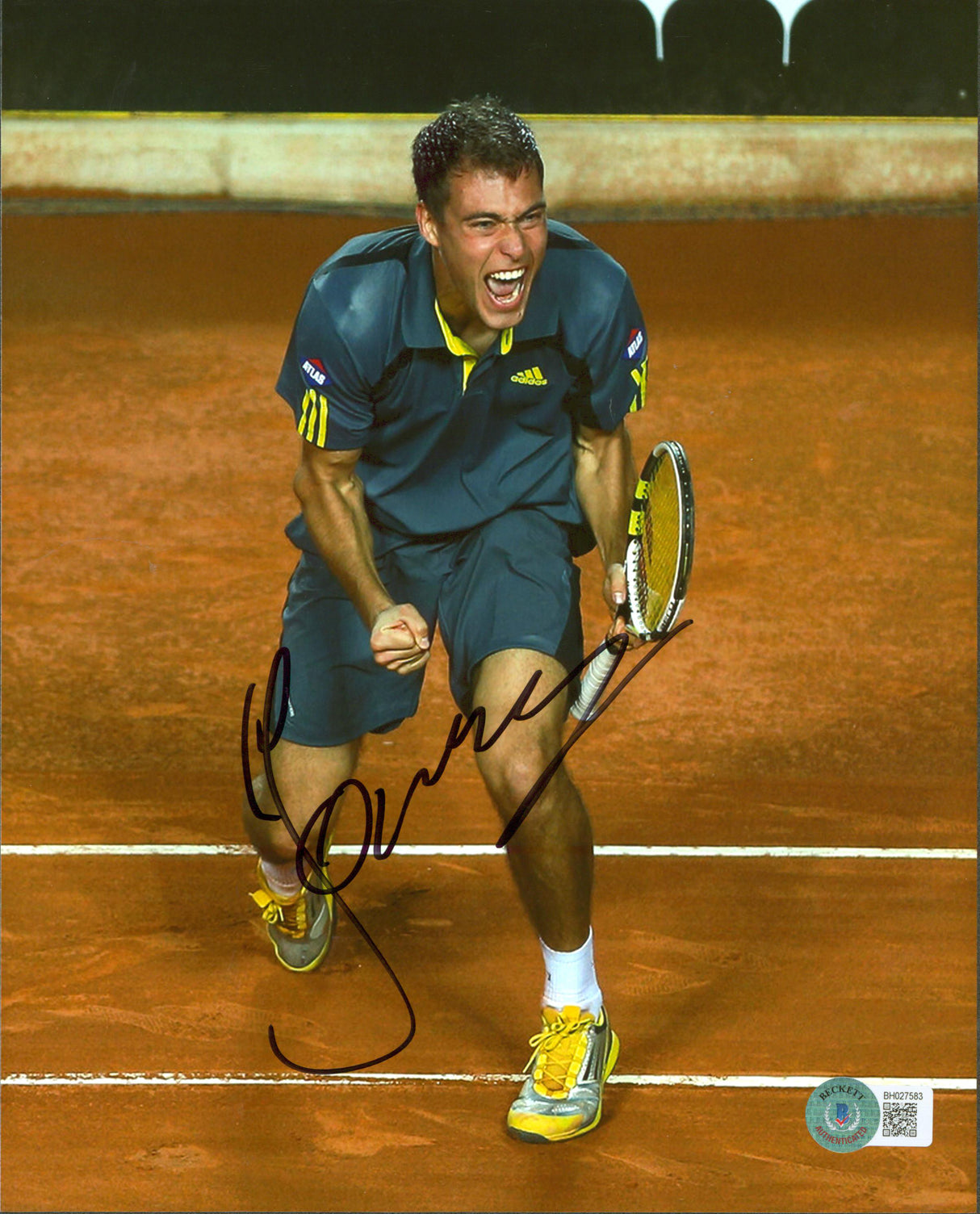 Jerzy Janowicz Authentic Signed 8x10 Photo Autographed BAS #BH027583