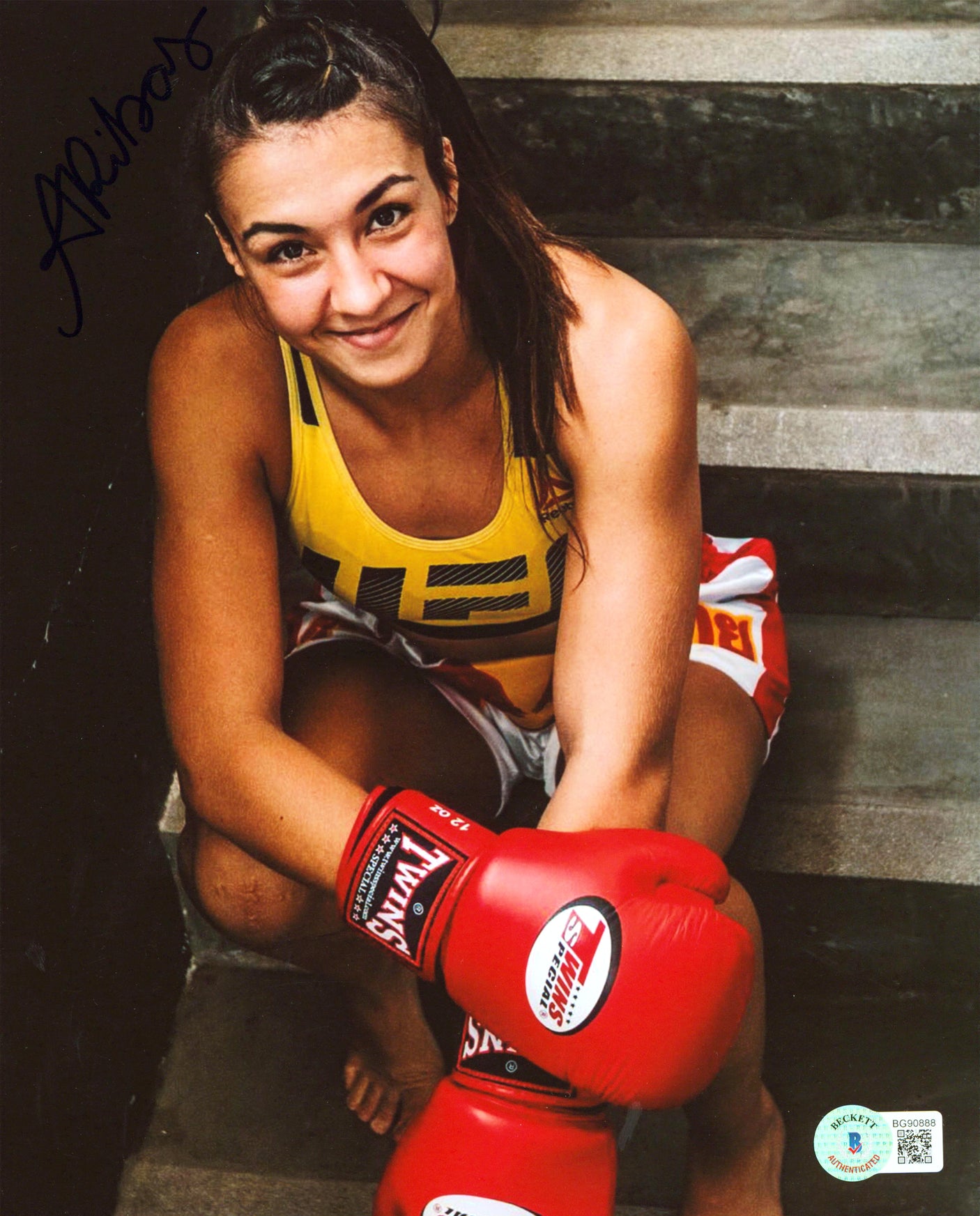 Amanda Ribas MMA Authentic Signed 8x10 Photo Autographed BAS #BG90888