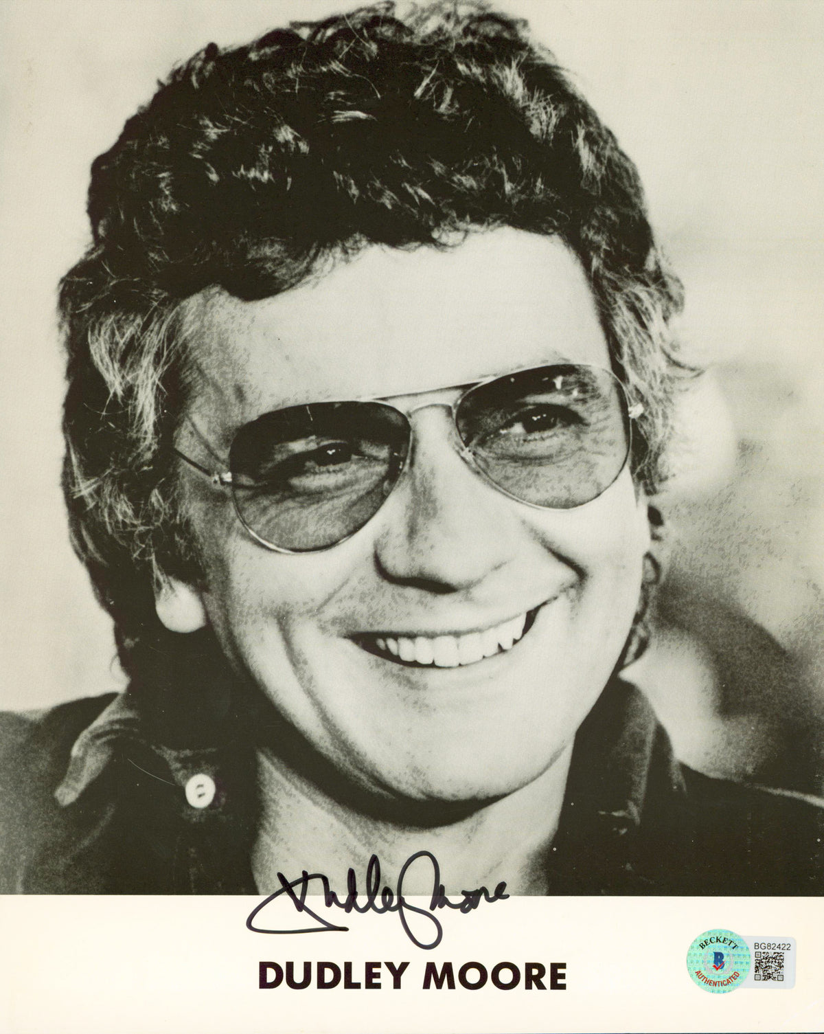 Dudley Moore Arthur Authentic Signed 8x10 Photo Autographed BAS #BG82422